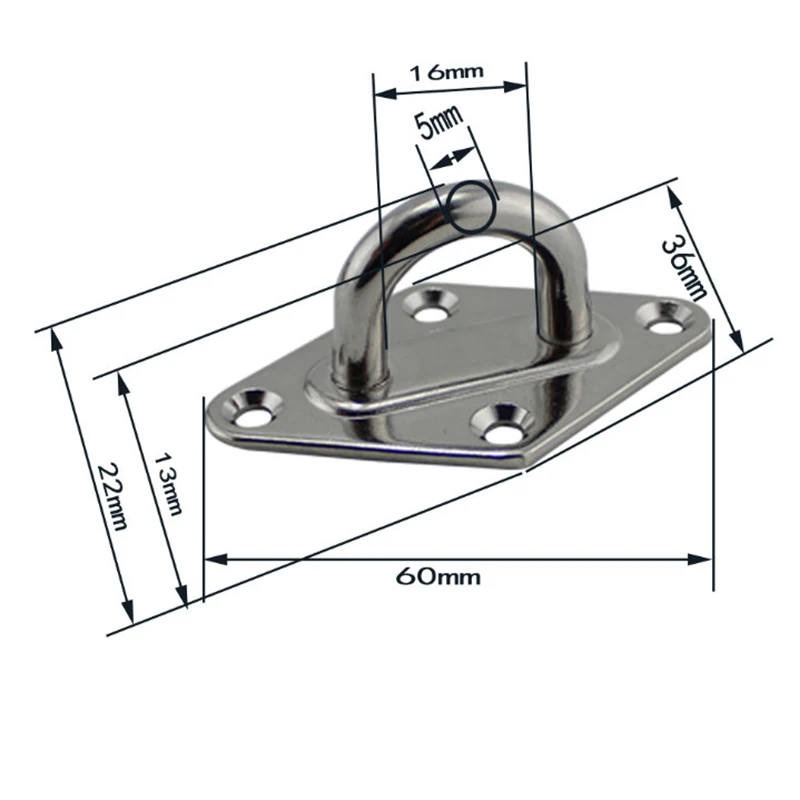 24pcs/set Stainless Steel Snap Spring Clip Hook Carabiner Outdoor Survival Tools