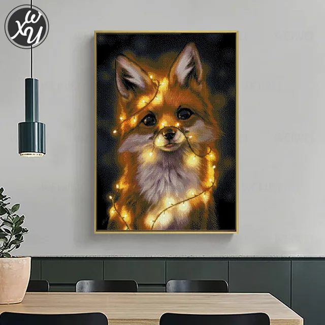 5D Diamond Painting Fox Kits for Adults 3