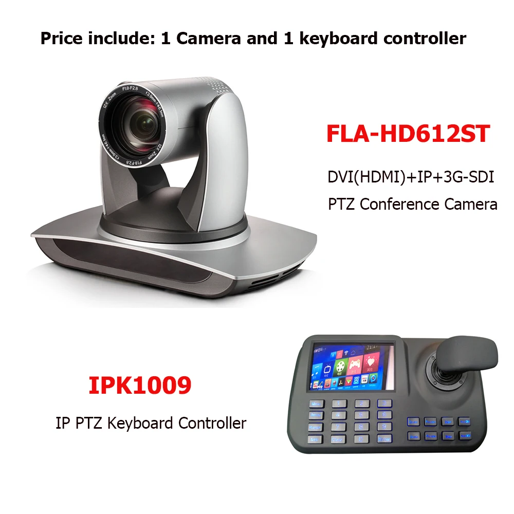 Система видеоконференции 1080P60fps PTZ IP HDMI SDI видеоконференц камера с 3D джойстиком