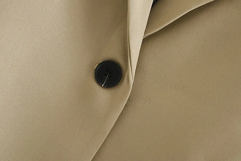 

2019 Autumn New Style Europe And America Big Brand WOMEN'S Dress Elegant Able Button Ornaments Suit Jacket