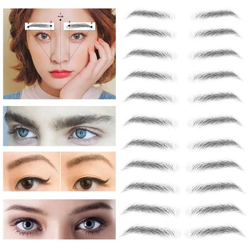 

Eyebrow Tattoo NEW Magic 4D Hair-like Waterproof Lasting False Eyebrows Makeup Water-based Eye Brow Stickers Cosmetics TSLM2