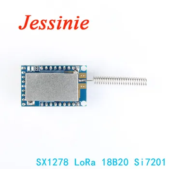 

SX1278 LoRa Wireless Switch Transceiver Module Wireless Temperature Humidity Board Sx1278 18B20 Si7201 UART Electronic DIY