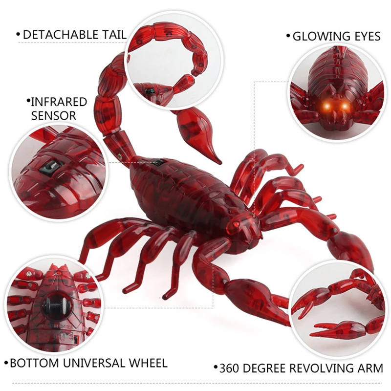 Tricky Remote Control Electric Insect Scorpion Flies Cockroaches Insect Mantis Mouse Centipede Emulation Children's Toys 2