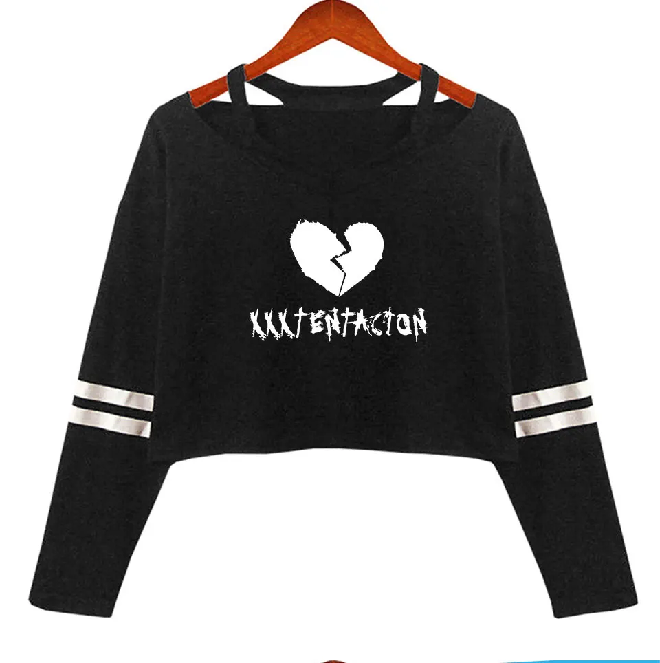 xxxtentacion hoodie crop top