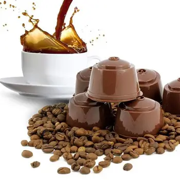 

100pcs Coffee Filters for All Nescafe Dolce Gusto Models Universal Coffee Capsule Shell Filter Cup Reusable Filter Cup