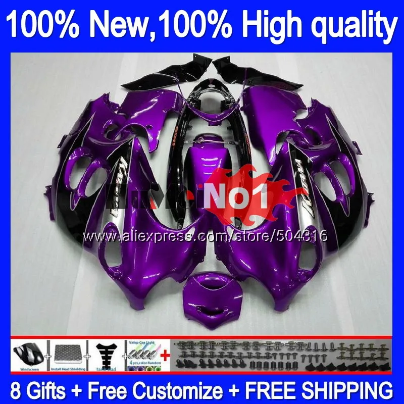 Средства ухода за кожей для SUZUKI KATANA GSXF 600 750 GSXF600 98 99 00 2001 2002 фиолетовый черный 12MC. 83