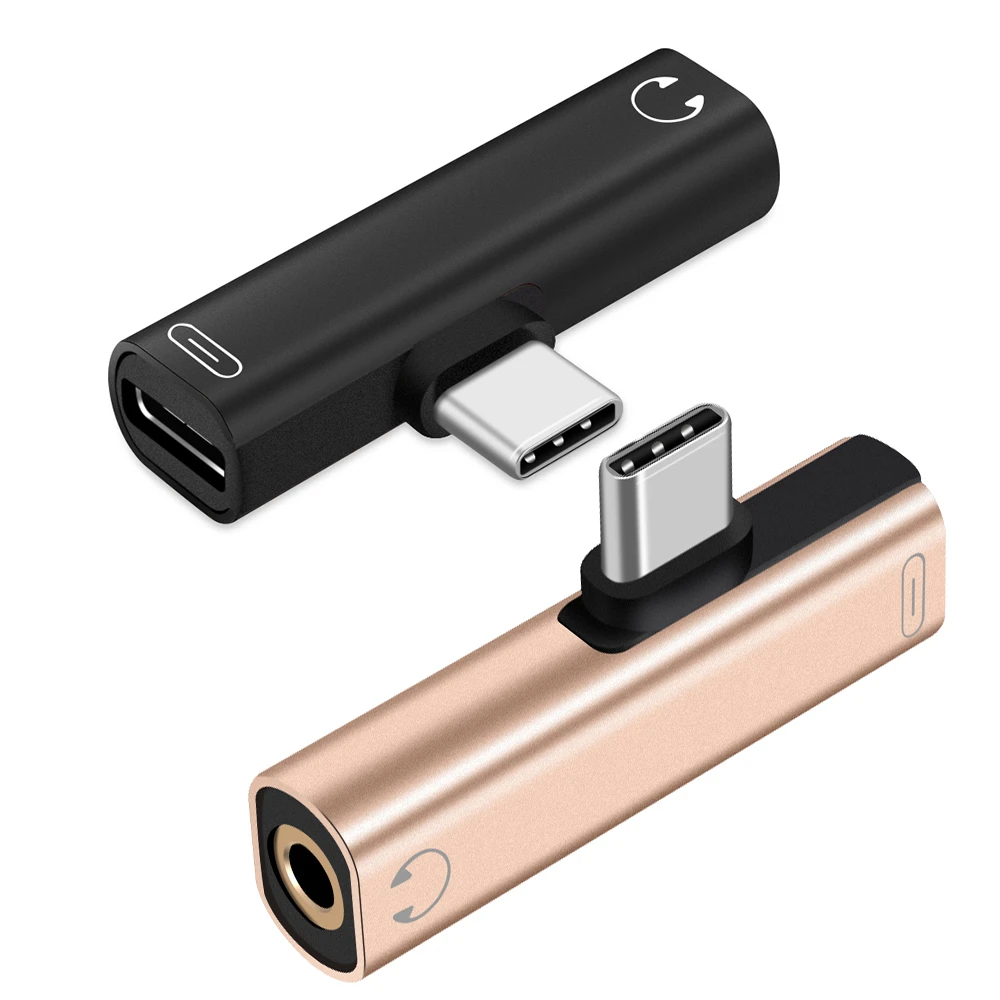 1 шт. металлический Универсальный usb type C адаптер для 3,5 мм наушников адаптер мини-джек AUX кабель для samsung S10 S9 huawei Mate20