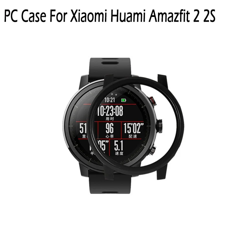 Ремешок для часов для Xiaomi Huami Amazfit Pace/Stratos 2 2 s/GTR 47 мм ремешок 22 мм силиконовый спортивный смарт-браслет для samsung gear S3 - Цвет: 1PC case black