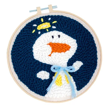 

DIY Ribbon Embroidery Set for Beginner Needlework Kits Series Needle Art Craft Sewing Decor