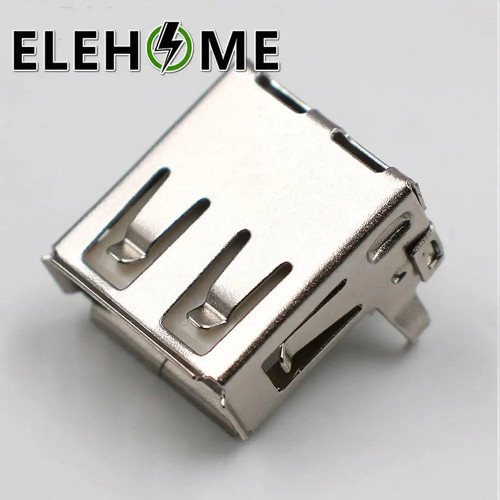 2 шт. USB 0 4Pin A Тип гнездо разъем фута 90 градусов передача данных Зарядка адаптер PCB