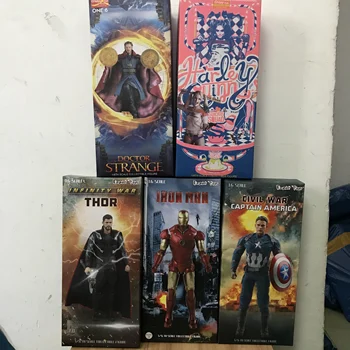 

30cm HOTAvengers Thor Ironman Spiderman Captain America DOCTOR STRANGE Suicide Squad 1/6 Scale collectible Figure Model Toy Doll