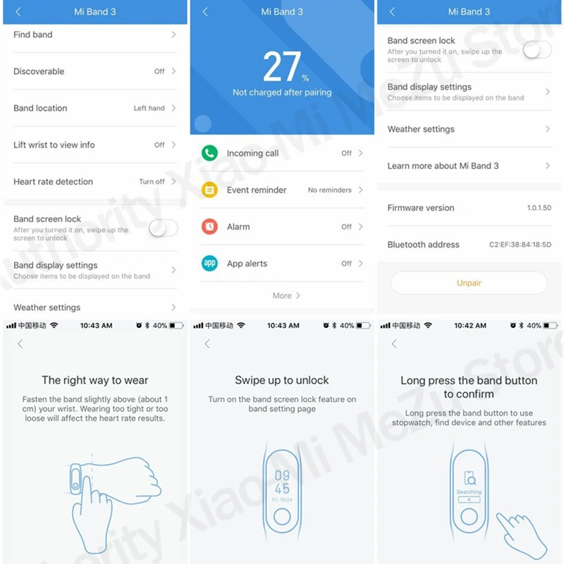 Xiaomi mi band 3 фитнес-браслет трекер пульсометр mi band 3 Bluetooth 4,2 умный Браслет для Android IOS