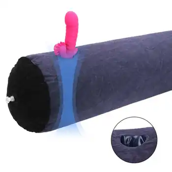 BonBon Sex Toy Mount Pillow Velvish Blue Thrusting Dildo Holders Hands Free Ride Female Masturbation Sex Device Accessory 2