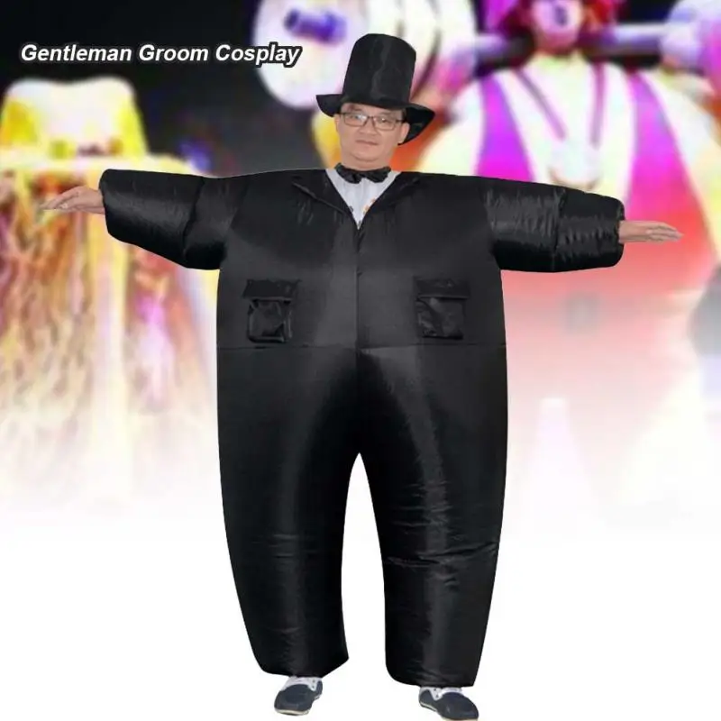 Мужской танцевальный смокинг нарядное платье толстый костюм надувной костюм джентльмен Жених Косплей