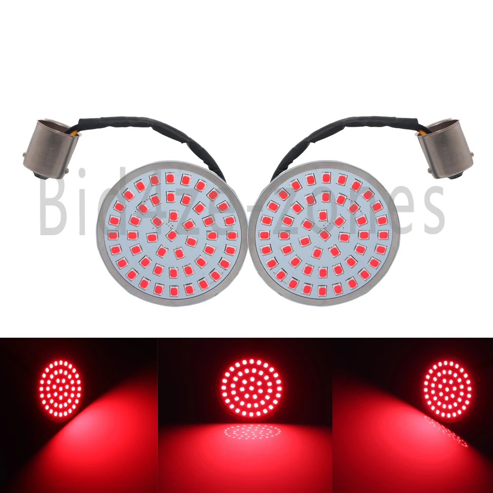 Motorcycle Bullet 1156 Inserts LED Turn Signal Indicator Light Panel