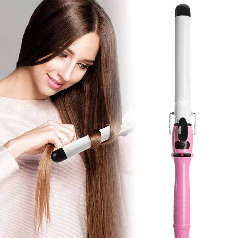 Description Picture 2 of itemElectric Ceramic Hair Curler Long Curling Tong Wand 22-32mm Professional Hair Curling Iron Roller Curls Wand Fashion Styling
