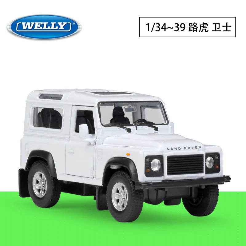 WELLY Welly 1: 36 Land Rover Guard off-модель дорожного транспортного средства из сплава Модель автомобиля вытяжной автомобиль