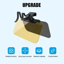 Анти-высокий День Ночь анти-ослепительный автомобиль солнцезащитный козырек HD ослепительные очки вождения зеркало УФ складной флип вниз HD для четкого обзора козырек