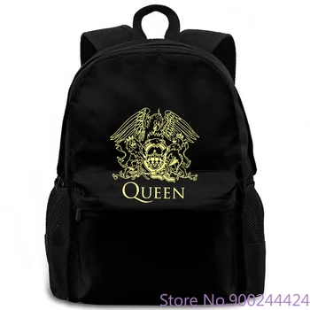 

Queen Band Rock Music Logo Hot Sale Print Hot Cheap women men backpack laptop travel school adult student