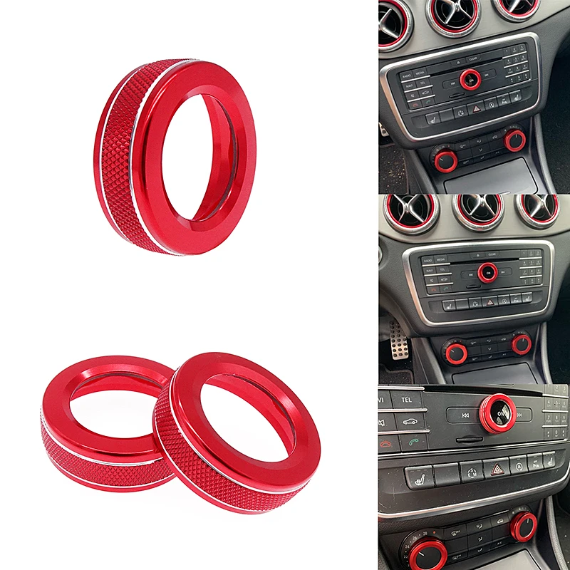 TOPDECO Car Styling Air Conditioning Volume Knob Decoration 