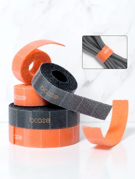 

Tear-off Velcro cable organizer, computer wire finishing, fixed beam line storage artifact, data cable storage buckle KL
