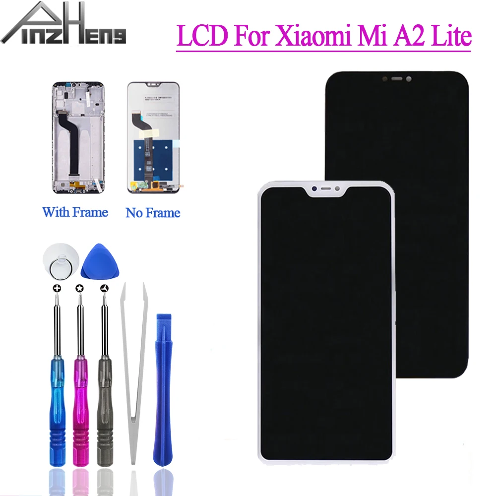 

PINZHENG LCD+Frame For Xiaomi Mi A2 Lite LCD Display Touch Screen Digitizer Assembly Display For Xiaomi Mi A2 Lite LCDS