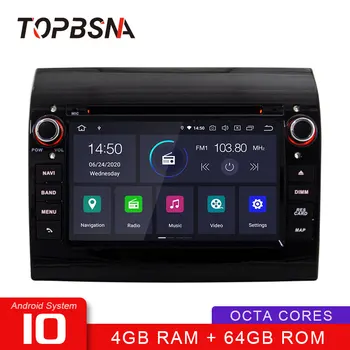 

TOPBSNA Android 10 Car Multimedia Player GPS For Fiat Ducato 2008-2015 CITROEN Jumper PEUGEOT Boxer 1 Din Car Radio Stereo Video