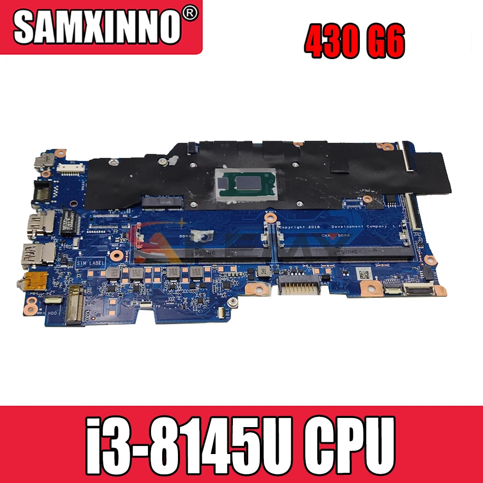 Основная плата для HP PROBOOK 430 G6 Материнская ноутбука DA0X8IMB8E0 материнская REV: E W/ i3-8145U