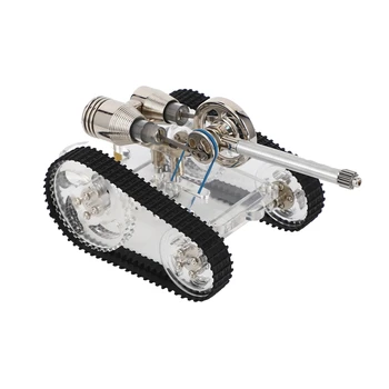 

Stirling Engine Mini Model External Combustion Power Tank Car Science Small Production Experiment Toy Gift