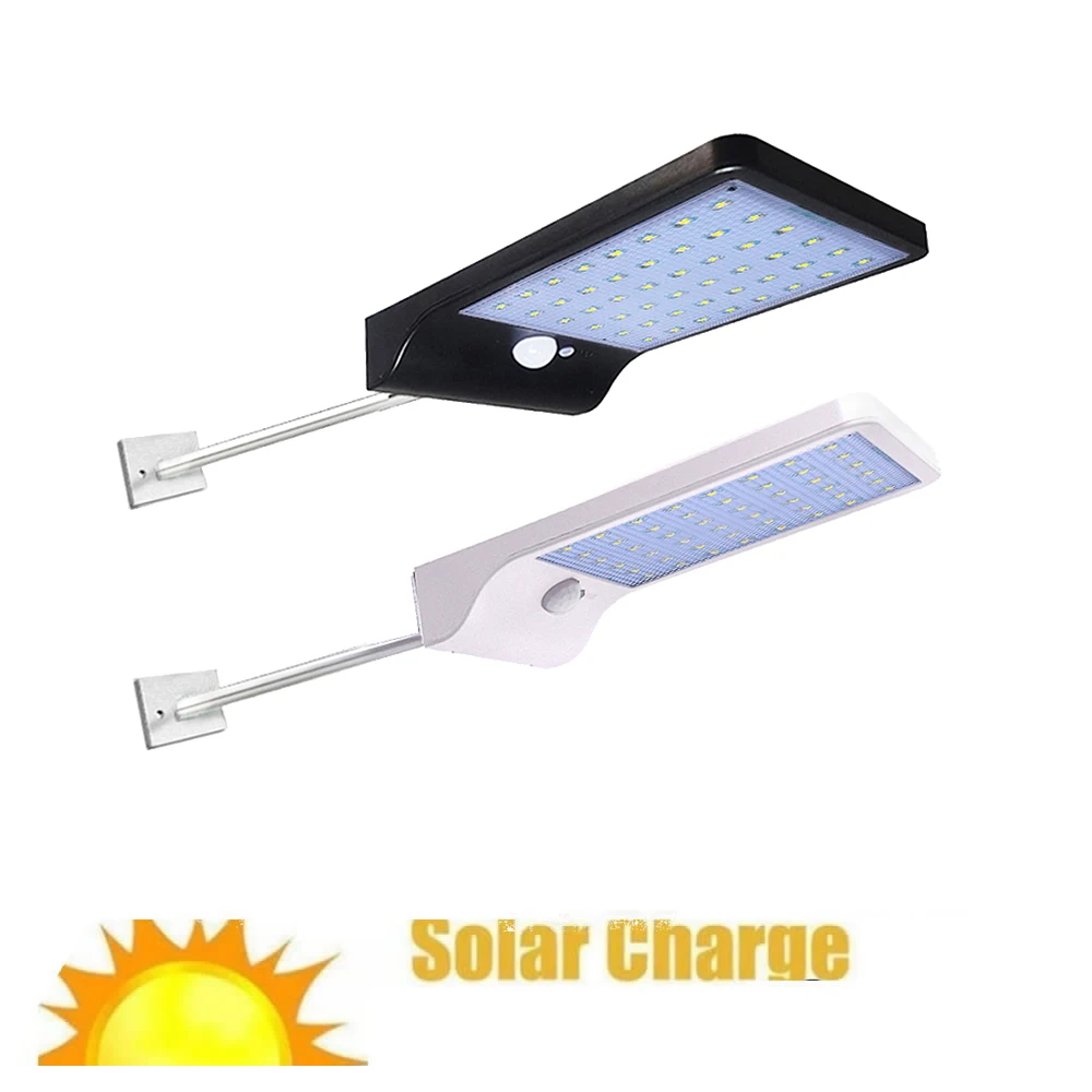 

Metal poles 48 LEDs Wireless Solar Wall Lights Outdoor Waterproof Light Control Garden Street Security Nightlight Solar Powered