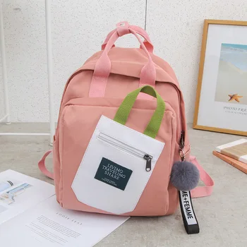 

2019 new JIULIN high-quality fashion Korean version of Harajuku simple student campus backpack lady bag