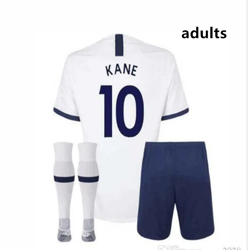 19 20 Tottenham Футбольная Футболка ERIKSEN DAVIES ROSE VERTONGHEN SON KANE DELE NDOMBELE комплект для взрослых+ носки футболка Tottenham - Цвет: shirt