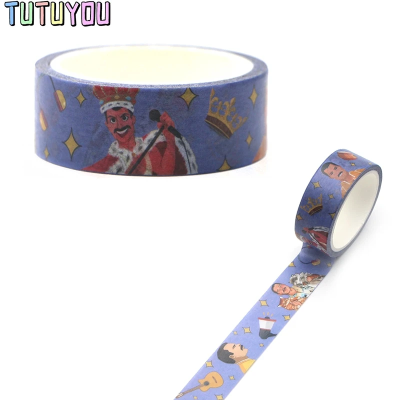 

PC310 Freddie Mercury Washi Tapes DIY Painting paper Masking tape Decorative Adhesive Tapes Scrapbooking Stickers