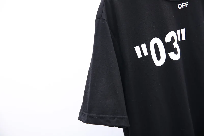 19SS OFF-WHITE летняя Новинка 03 Limited OW принт звезда мужская пара короткий рукав Футболка