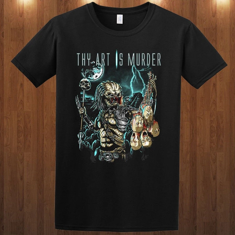 Футболка Thy Art I s M urder Predator Размеры L XL 2XL 3XL футболка CJ | Мужская одежда