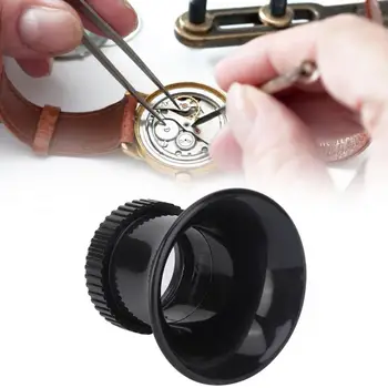 

Ultra-light 15X Plastic Watch Repairing Magnifier Handheld Watch Jewelry Magnifying Glasses Loupe Suitable for Jewwelry Making