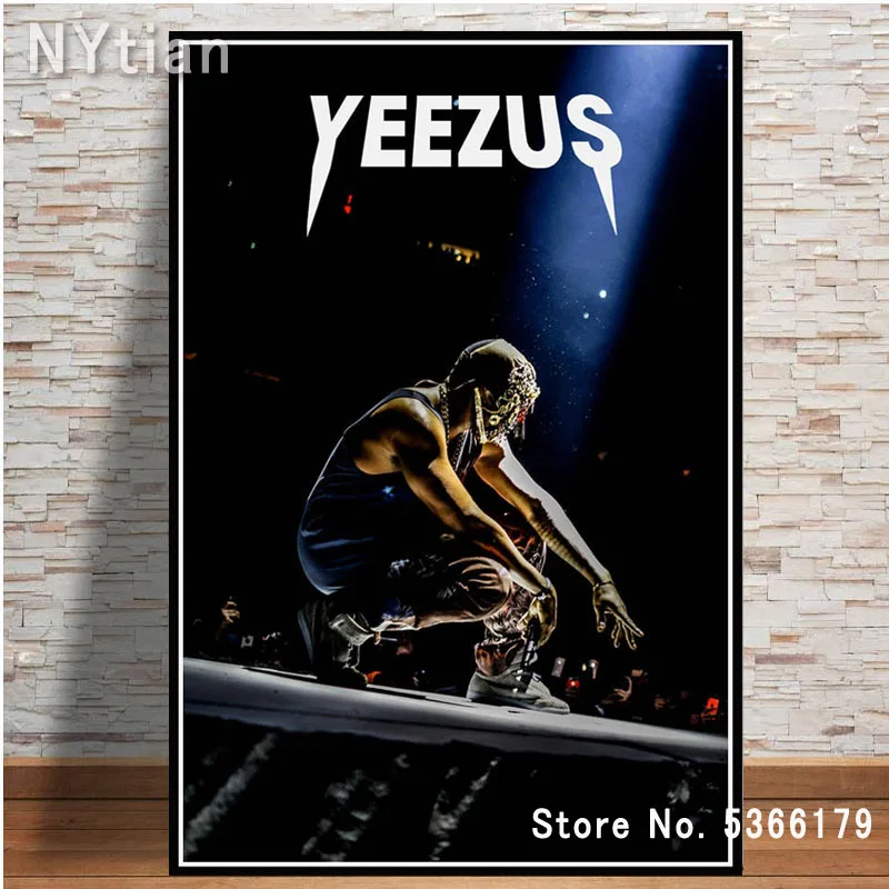 NT194 плакат настенный художественный Kanye West Jesus Is King фильм IMAX альбом холст живопись картина Печать декор для гостиной дома комнаты