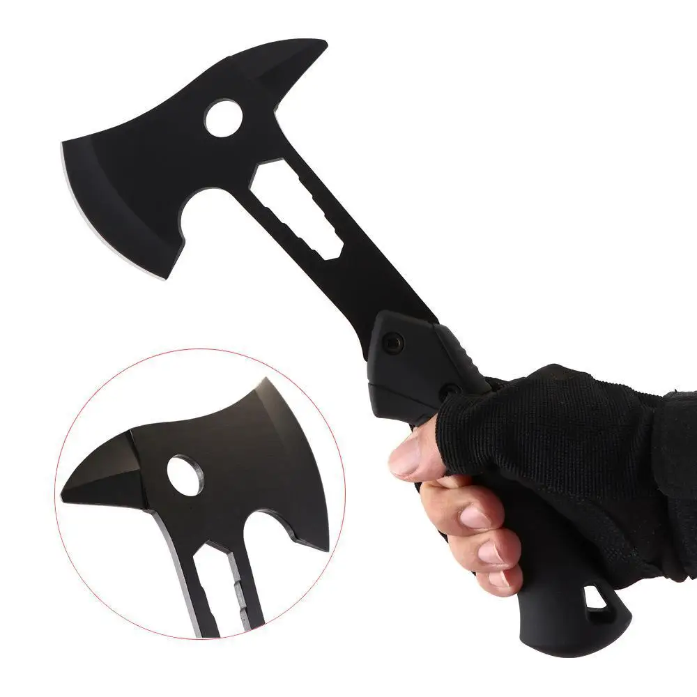 

Multi-function Outdoor Camping Axe With PP Handle Car Self-defense Survival Tools Hiking Hunting Hatchet Picnic Knife Tool New