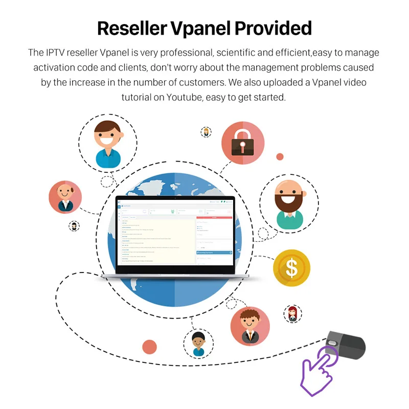 

Ireland Nordic Spain IPTV Reseller Panel With Control IPTV France Poland Italy Sweden IPTV M3u Subscription Smart IP TV Android