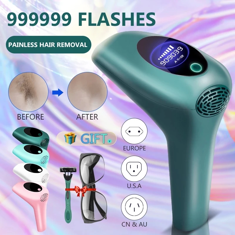 Lowered Laser Epilator Laser-Hair-Removal Flashes Permanent Painless Shaving-Dropship Electric llKdwm9KG