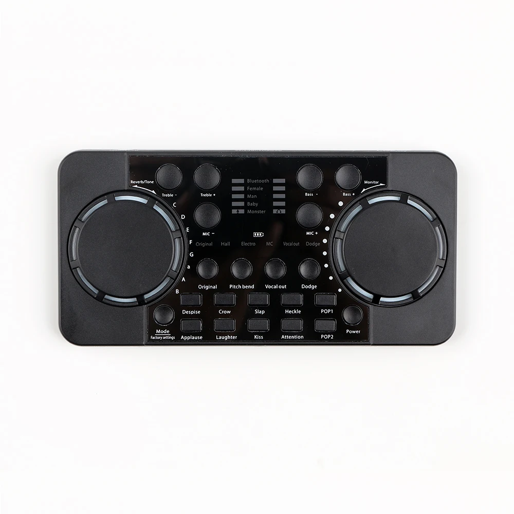 conjunto interface externa usb microfone ao vivo