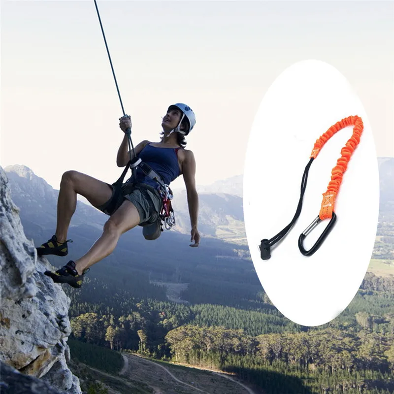 

Professional Retractable Climbing Rope Carabiner Safety Rope Elastic Telescopic Outdoor Climbing Tool Accessories