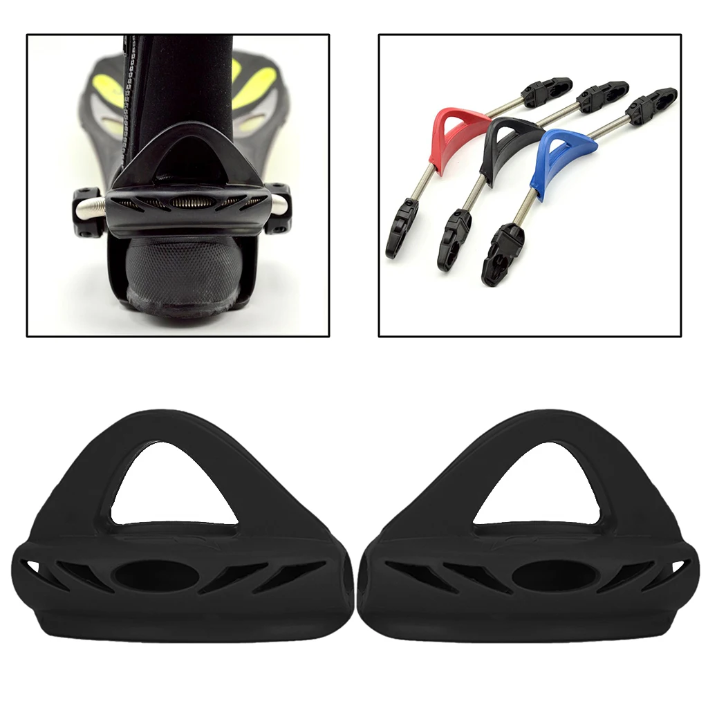 1Pair Rubber Diving Fins Strap Flippers Spring Heel Straps Replacement Band Flexible Straps Water Sports Accessories 2