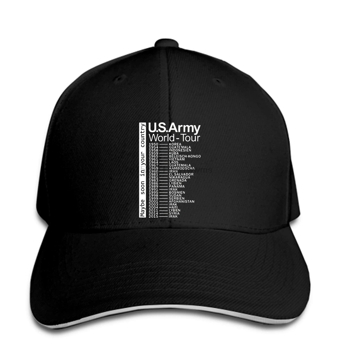 UNS Armee Welt Tour бейсбольная кепка f r M nner Obama Vietnam Krieg Neuheit Baumwolle Tees snapback hat Peaked