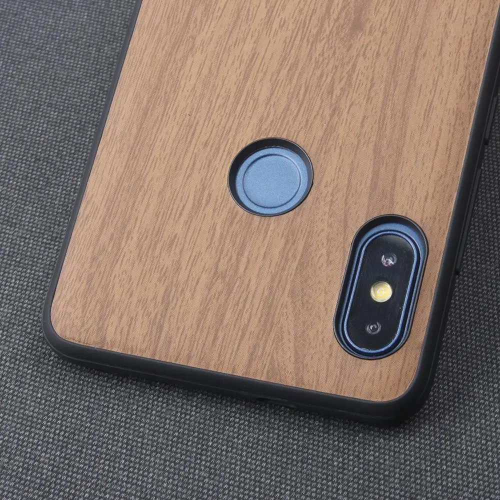 Деревянный дизайнерский чехол для Xiaomi Redmi Note 7 6 5 Pro с держателем силиконовая