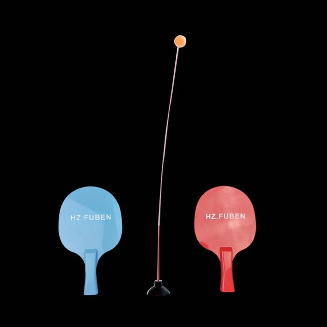 US $19.31 One Set Flexible Shaft Suction Magic Table Tennis Training Rapid Rebound Elastic Entertainment No N