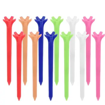 

50pcs Portable 70mm Plastic Durable Tees Ball Holder with Five Claws Prong Training Tool Accessory