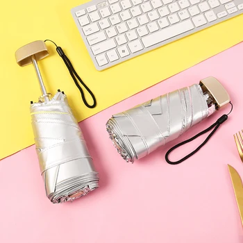 

Mini Pocket Umbrella Flower Lady UV Protection Small Umbrella Sun Rain Parasol sombrillas para el sol Rain Gear W