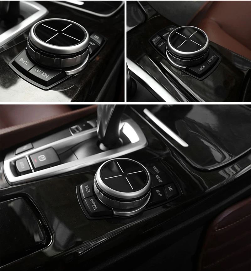 Original Car Multimedia Buttons Cover iDrive Stickers for BMW 1 3 5 7 Series X1 X3 F25 X5 E70 X6 E71 F30 F10 F07 E90 F11 E92 F20