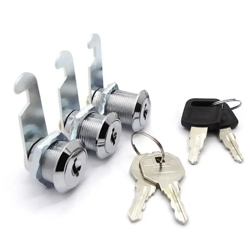 

3 Pack Cam Lock Mailbox Lock for Cabinet Letter Box Locker Drawer Door Cupboard 94PC